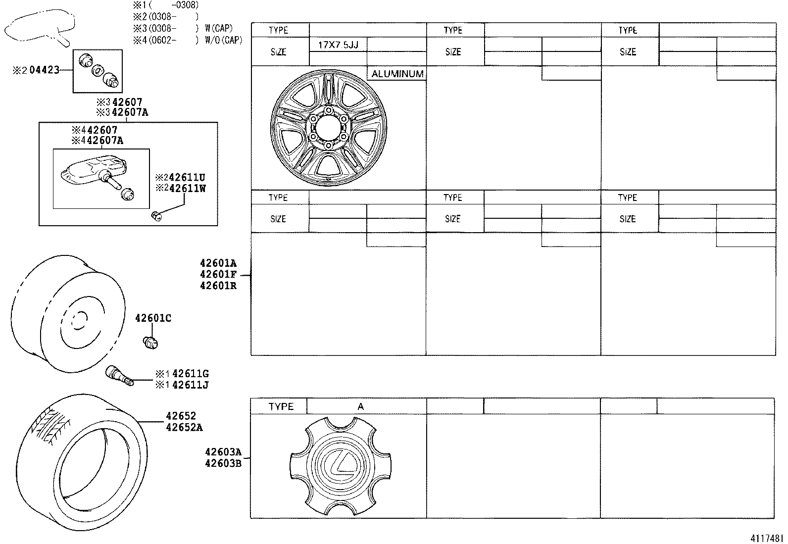 TOYOTA 42607-35010 - Radsensor, Reifendruck-Kontrollsystem alexcarstop-ersatzteile.com