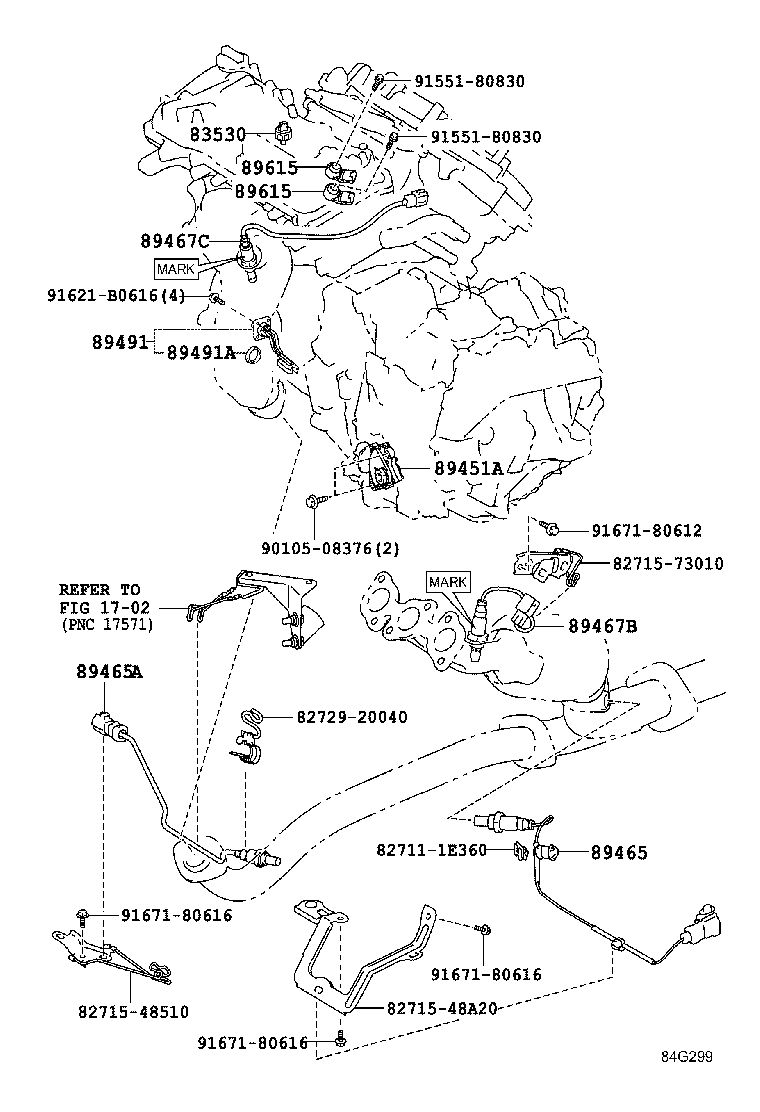 TOYOTA 89465 48280 - Lambdasonde alexcarstop-ersatzteile.com