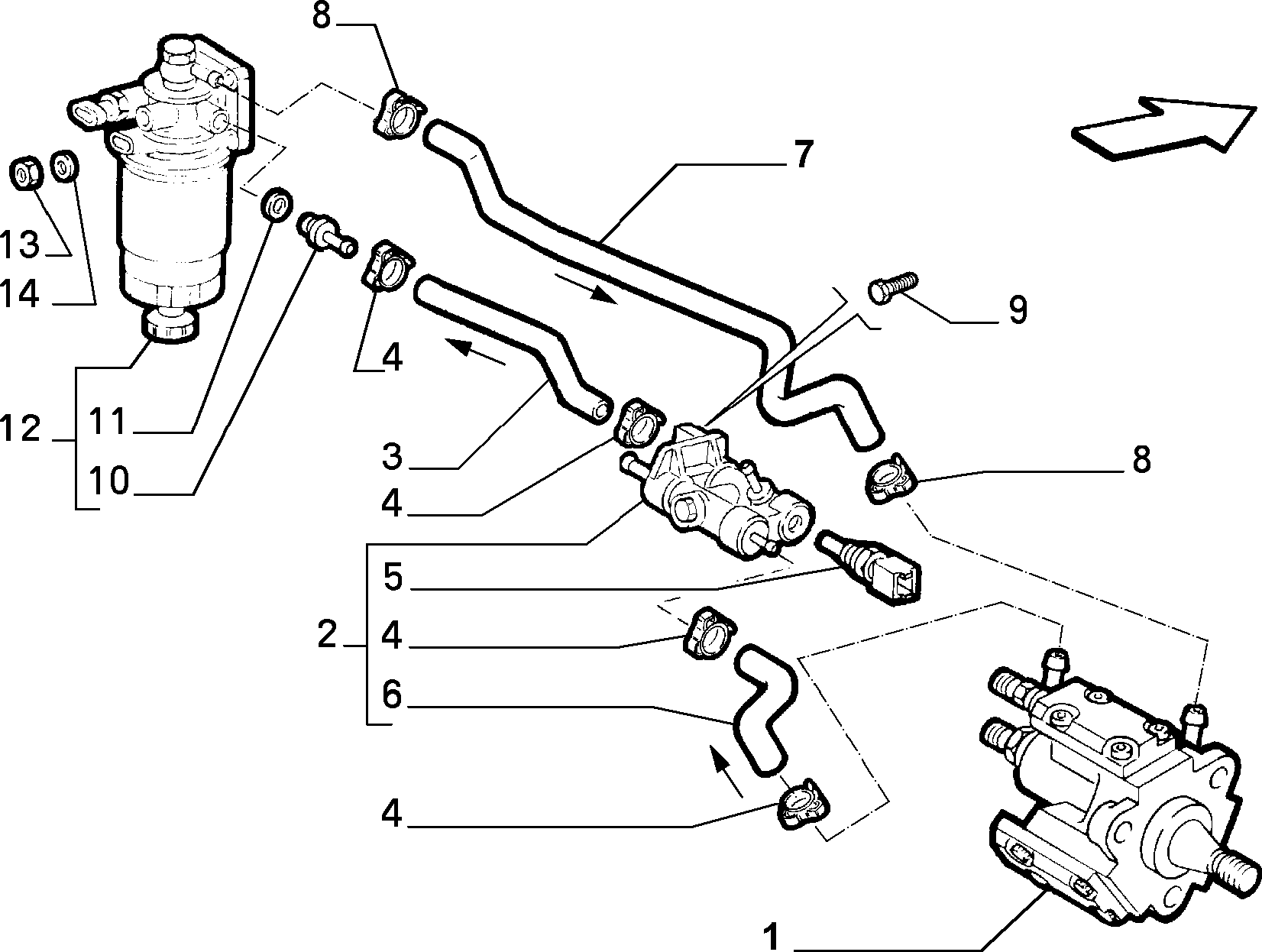 Opel 46472179 - Sensor, Kühlmitteltemperatur alexcarstop-ersatzteile.com