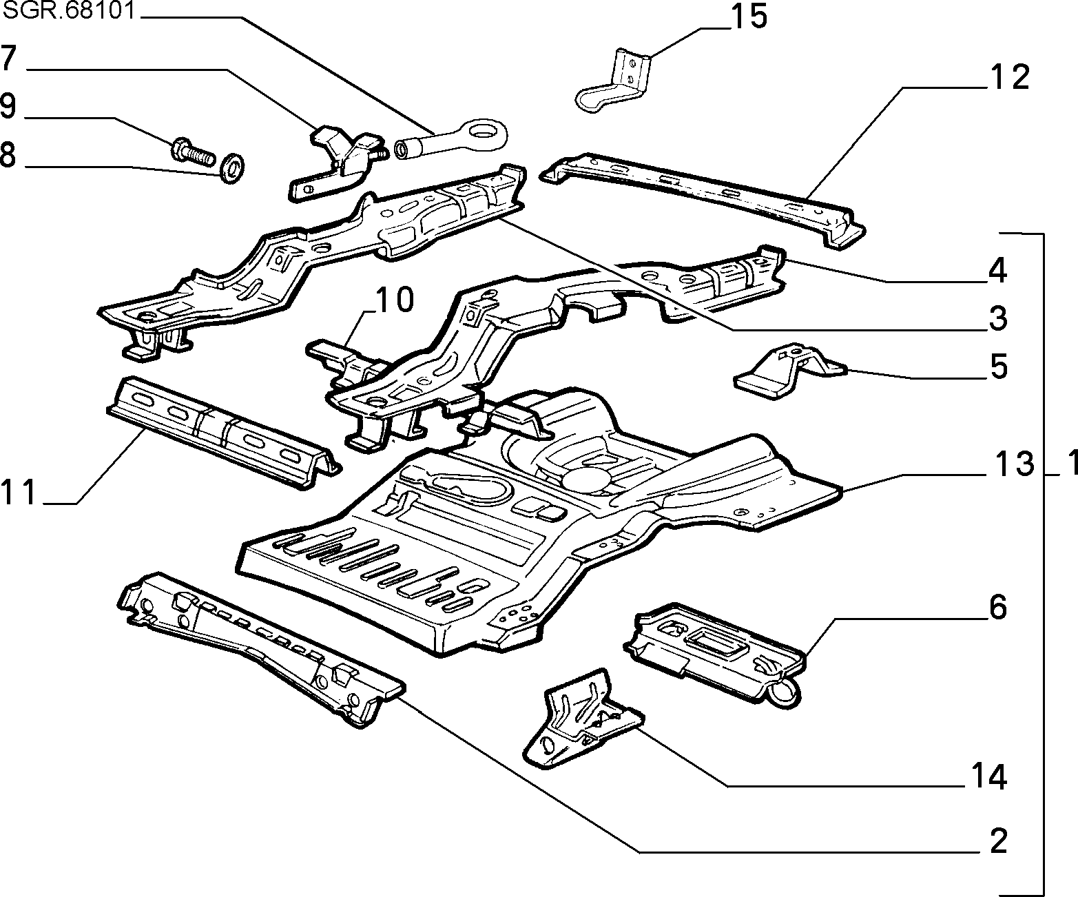 Lancia 12 647 021 - Unterlegscheibe alexcarstop-ersatzteile.com