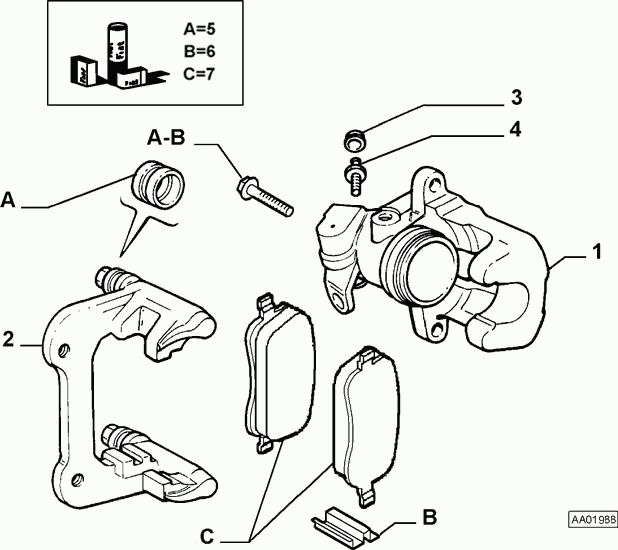 Alfa Romeo 77364540 - Bremssattel alexcarstop-ersatzteile.com