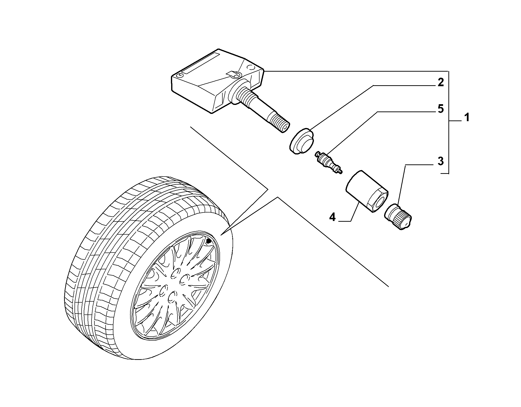 Alfa Romeo 9634866180 - Radsensor, Reifendruck-Kontrollsystem alexcarstop-ersatzteile.com