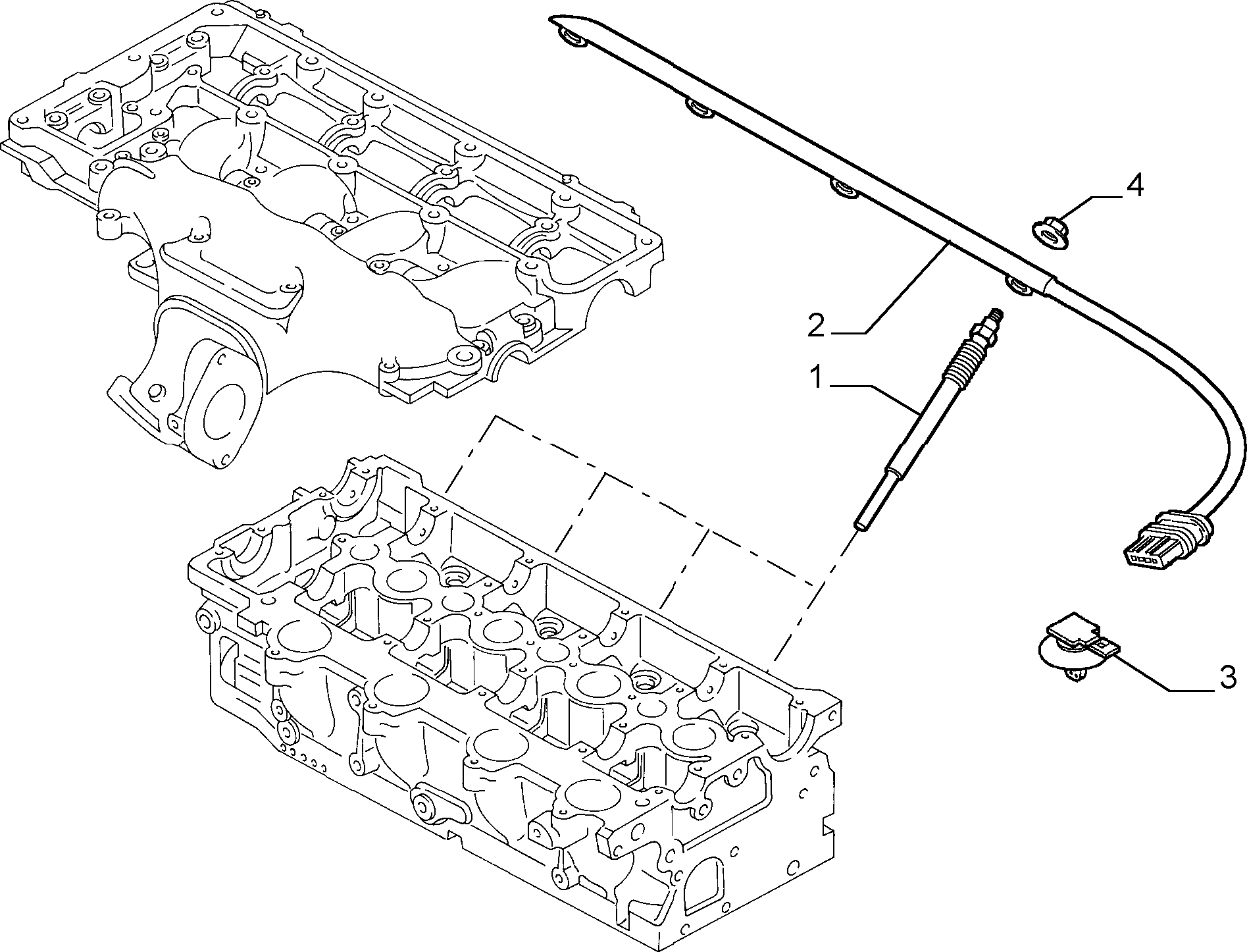 Alfarome/Fiat/Lanci 9651583680 - Glühkerze alexcarstop-ersatzteile.com