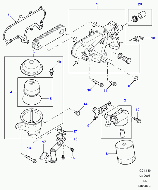 MAZDA LPX100590 - Ölfilter alexcarstop-ersatzteile.com