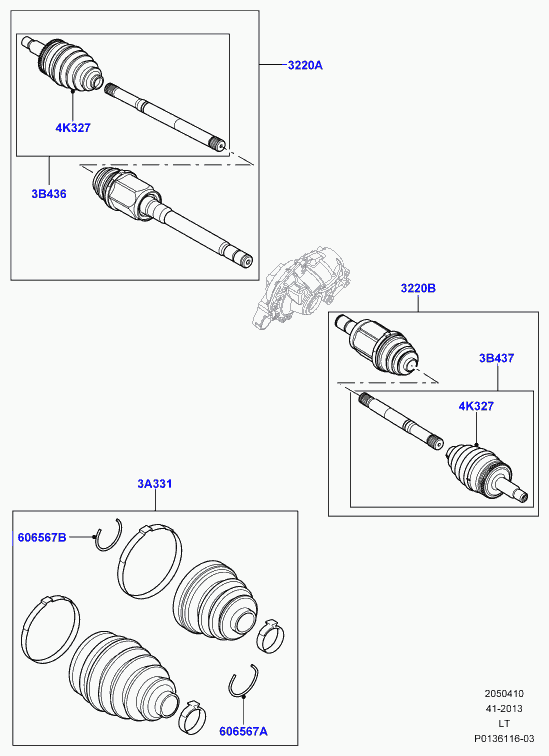 NISSAN TDR5-00110 - Faltenbalg, Antriebswelle alexcarstop-ersatzteile.com