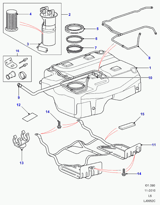 Rover WFL000010 - Kraftstofffilter alexcarstop-ersatzteile.com