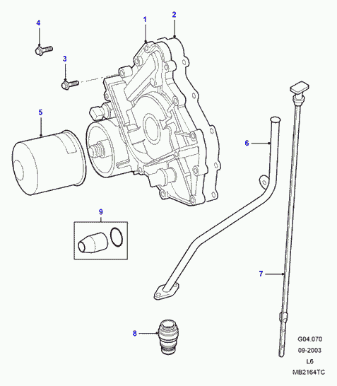 Rover LPW 100230 - Ölfilter alexcarstop-ersatzteile.com