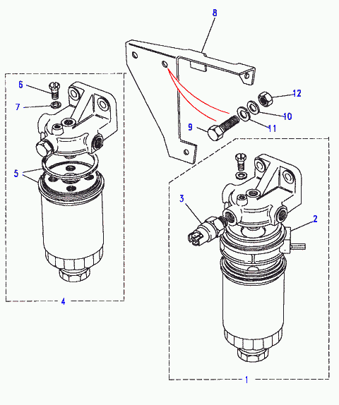 DAF AEU 2147 L - Kraftstofffilter alexcarstop-ersatzteile.com