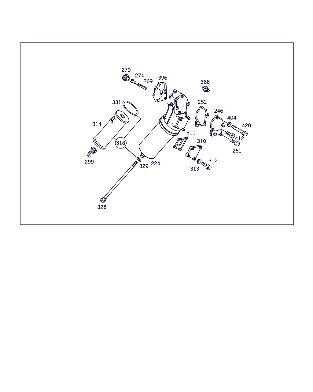 Mercedes-Benz A 615 184 00 25 - Ölfilter alexcarstop-ersatzteile.com