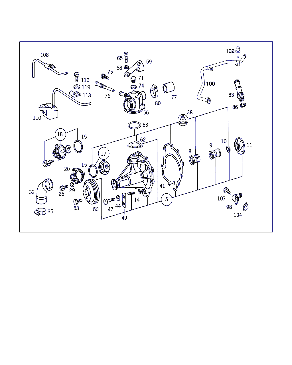 Mercedes-Benz A 119 200 09 01 - Wasserpumpe alexcarstop-ersatzteile.com