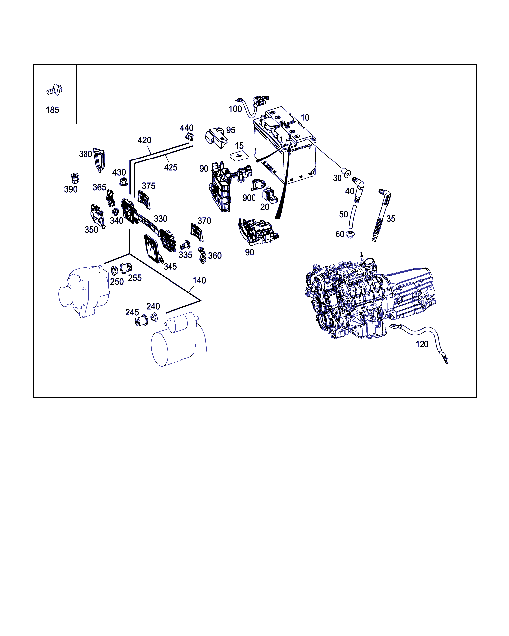 Mercedes-Benz A 000 982 36 04 - STARTER BATTERY alexcarstop-ersatzteile.com