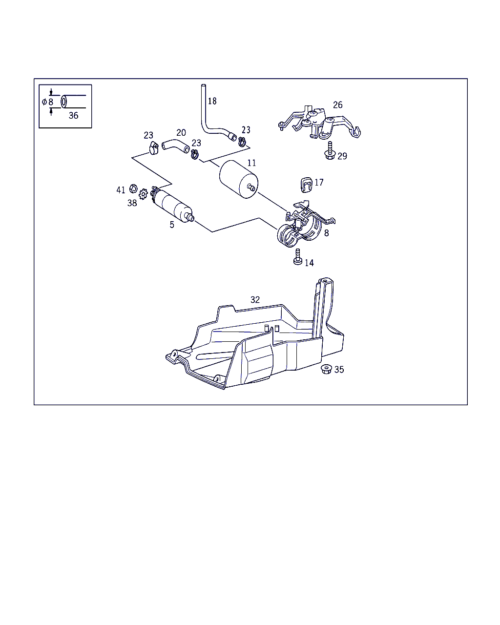 Mercedes-Benz A 003 091 53 01 - Kraftstoffpumpe alexcarstop-ersatzteile.com