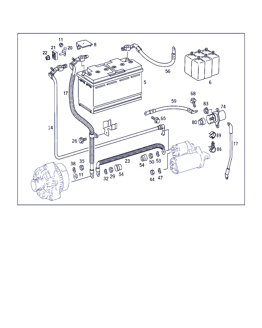 Mercedes-Benz A 004 541 46 01 - Starterbatterie alexcarstop-ersatzteile.com