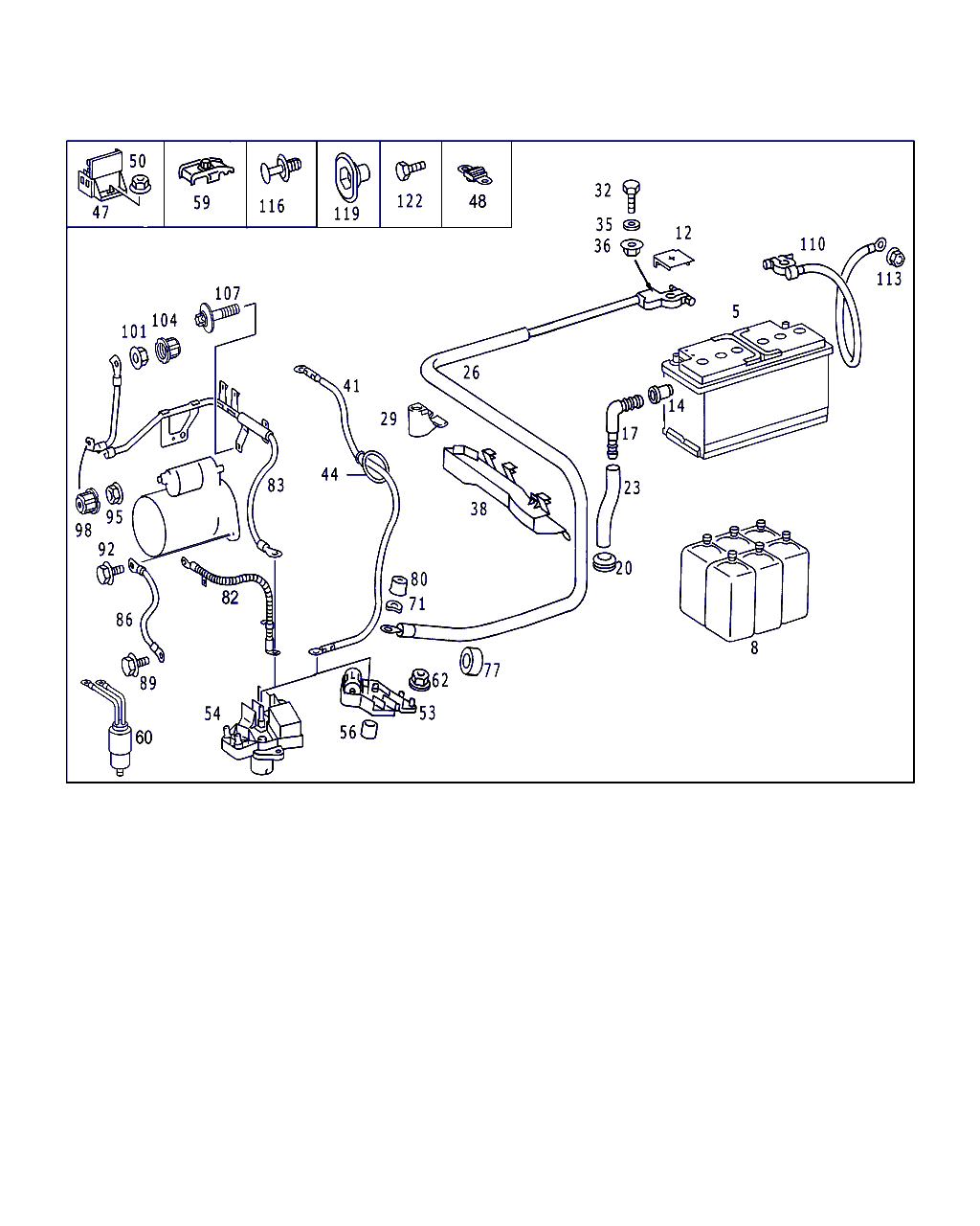 Mercedes-Benz A 000 982 30 08 - Starterbatterie alexcarstop-ersatzteile.com