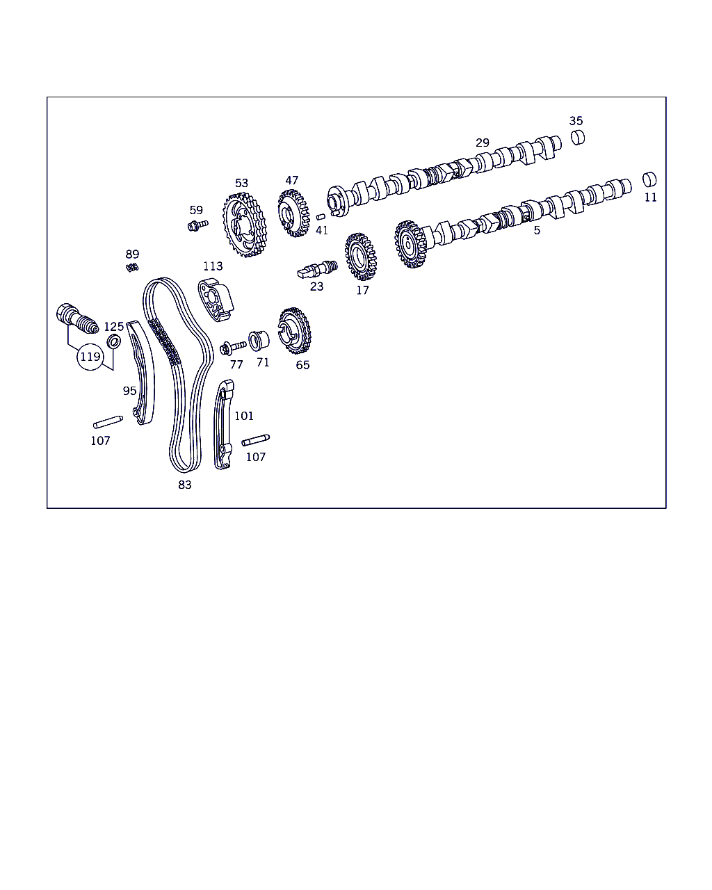 Mercedes-Benz A 611 052 00 16 - Gleitschiene, Steuerkette alexcarstop-ersatzteile.com