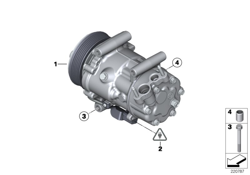 BMW 64 52 9 223 392 - Kompressor, Klimaanlage alexcarstop-ersatzteile.com