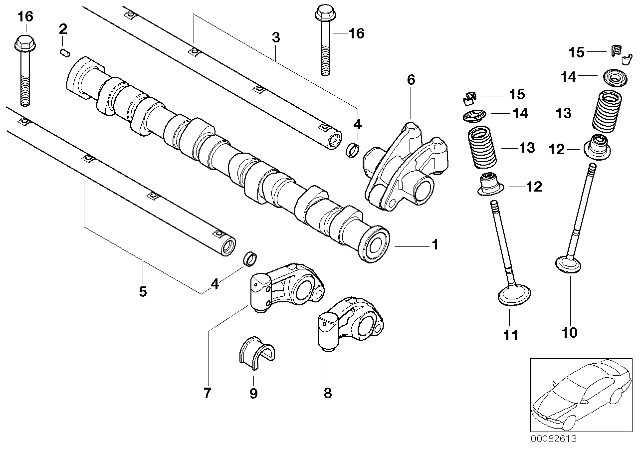 BMW 11 34 0 029 571 - Dichtungssatz, Ventilschaft alexcarstop-ersatzteile.com