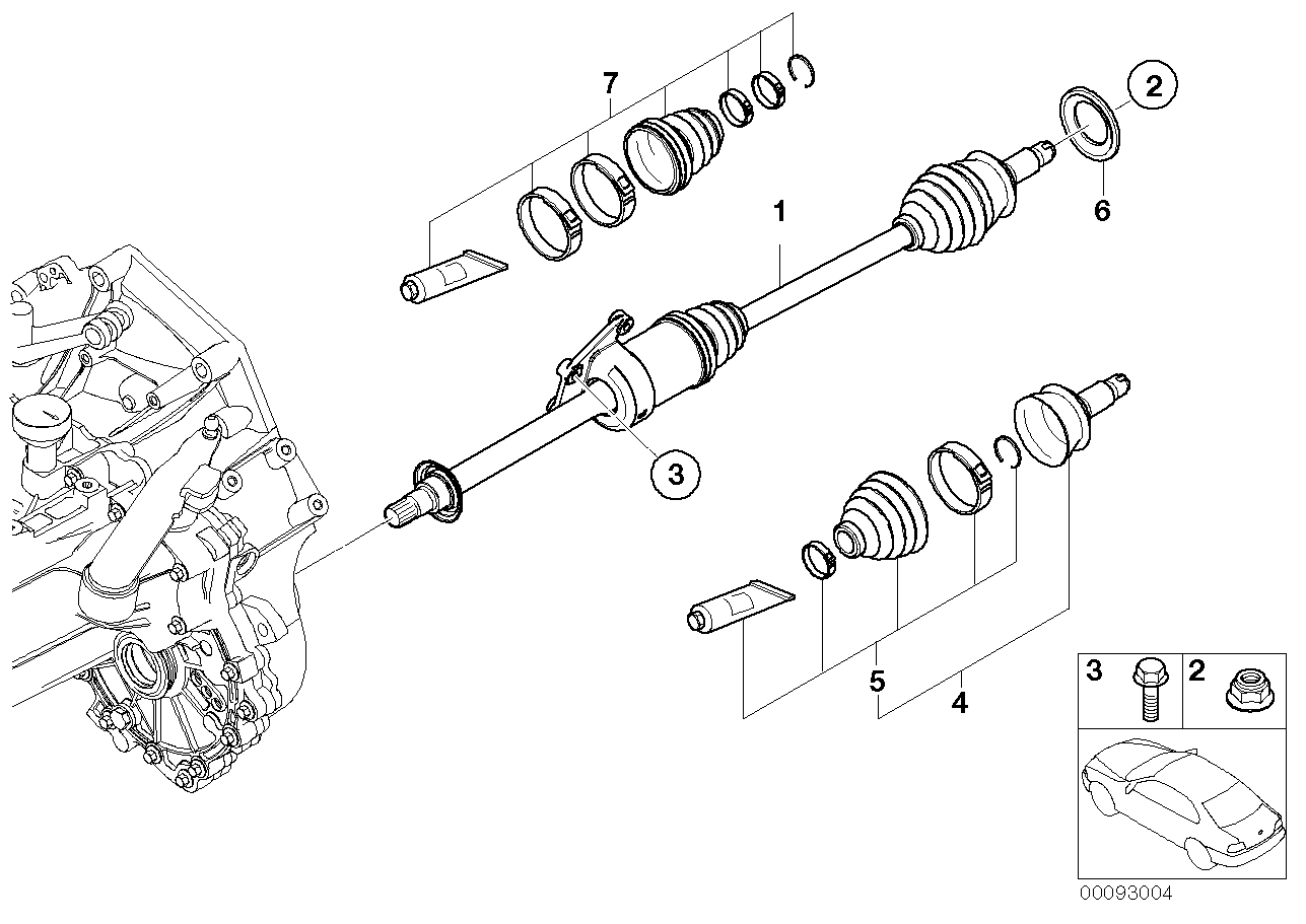 Mini 31607518246 - Faltenbalg, Antriebswelle alexcarstop-ersatzteile.com