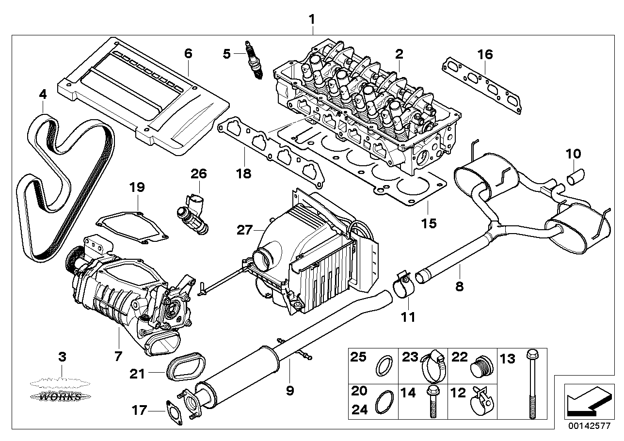 BMW 11 28 7 545 120 - Keilrippenriemen alexcarstop-ersatzteile.com