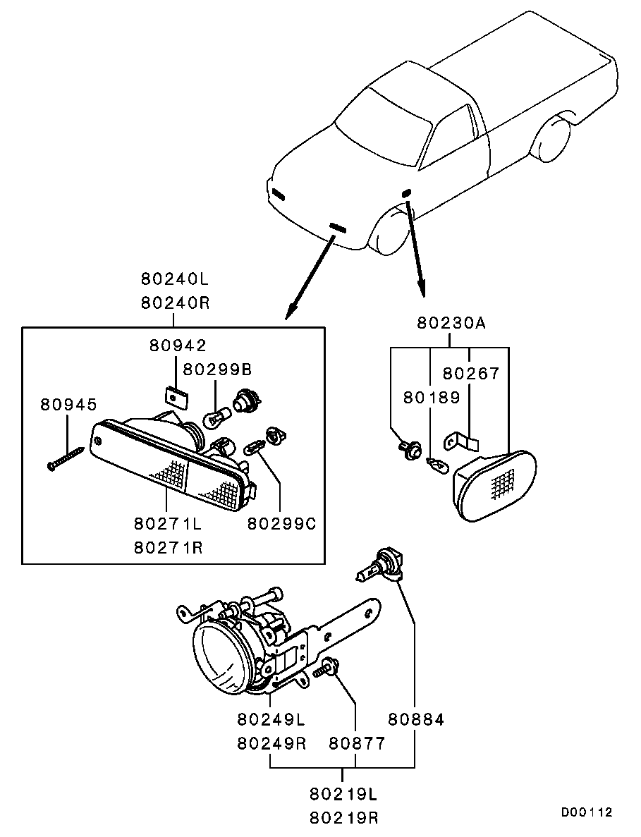 Mitsubishi MS 820077 - Glühlampe, Instrumentenbeleuchtung alexcarstop-ersatzteile.com