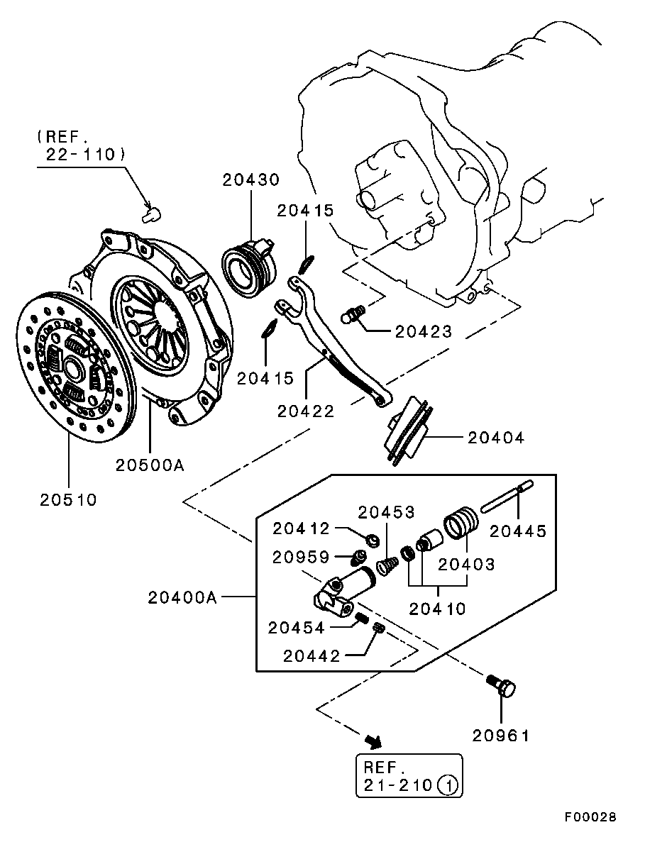 Mitsubishi MD703270 - Ausrücklager alexcarstop-ersatzteile.com