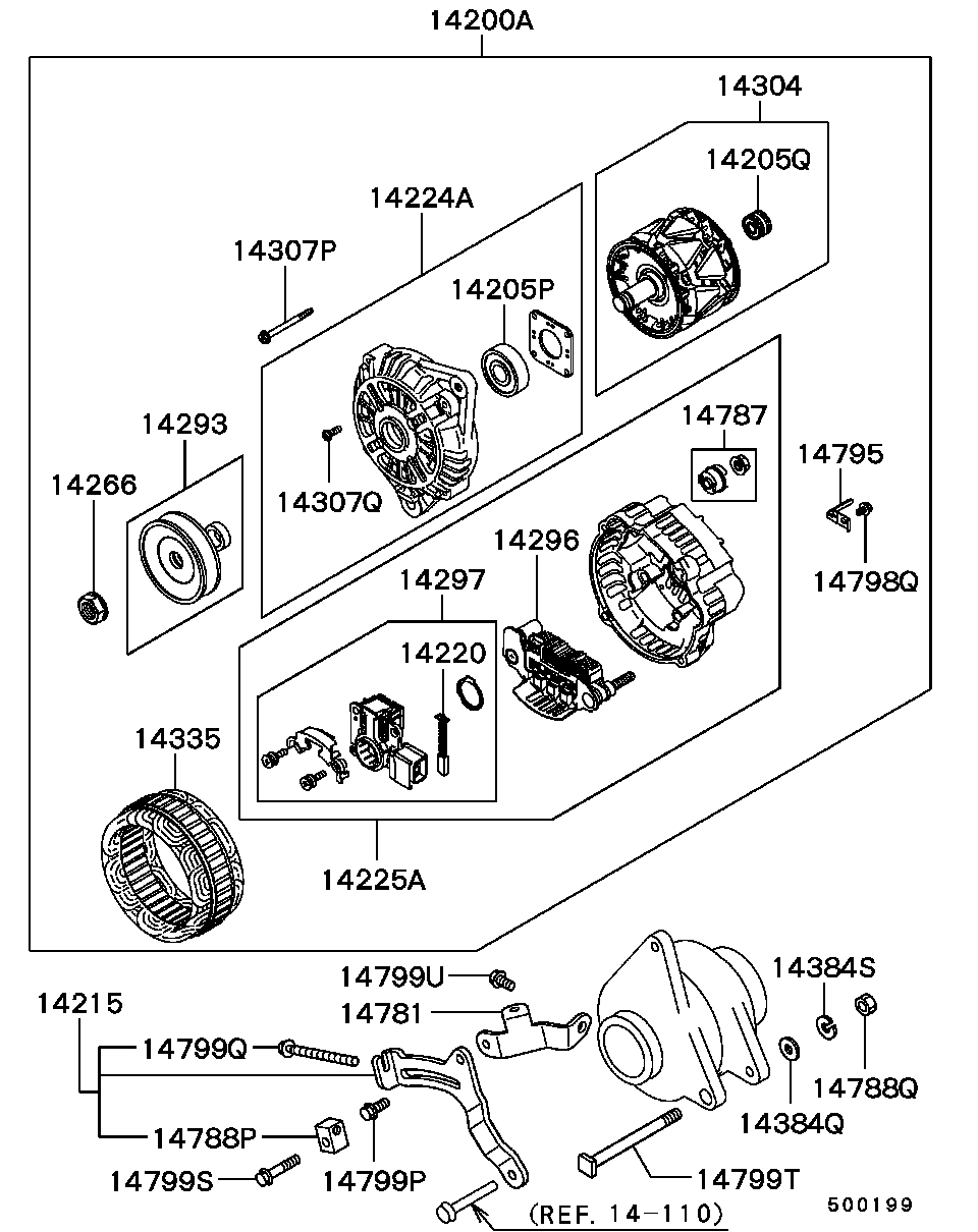 Mitsubishi MD619542 - REGULATOR,ALTERNATOR alexcarstop-ersatzteile.com