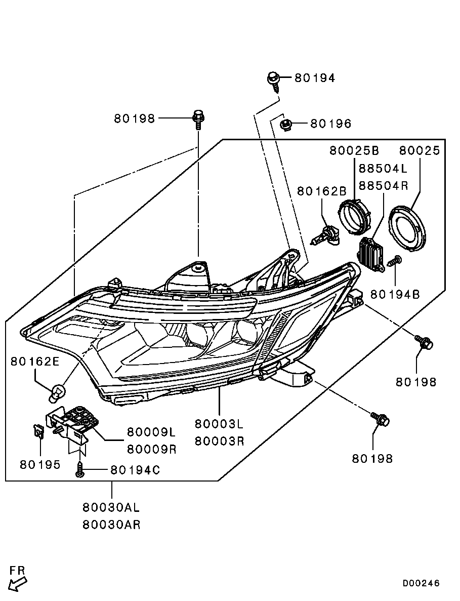 Mitsubishi MS820029 - Glühlampe alexcarstop-ersatzteile.com