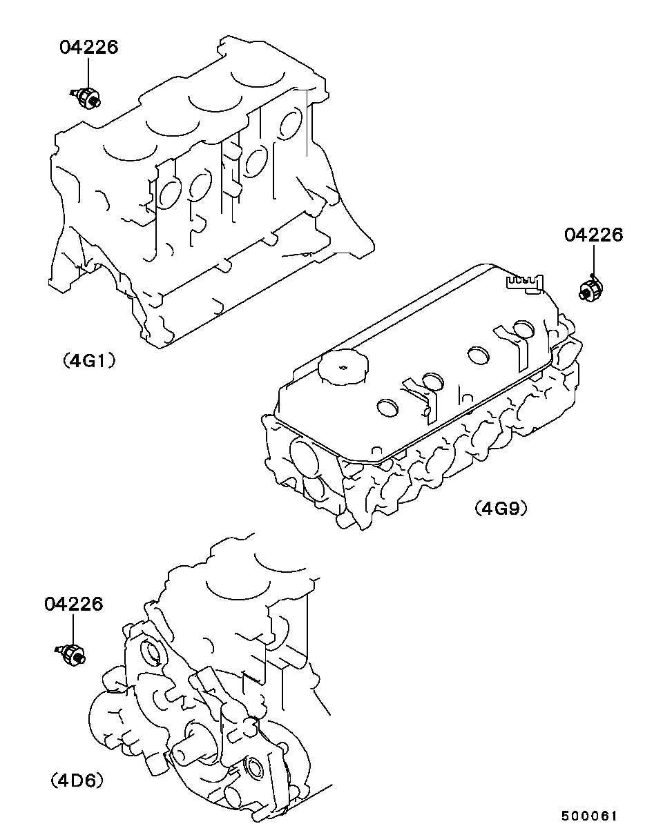 CHERY MD138993 - Sensor, Öldruck alexcarstop-ersatzteile.com