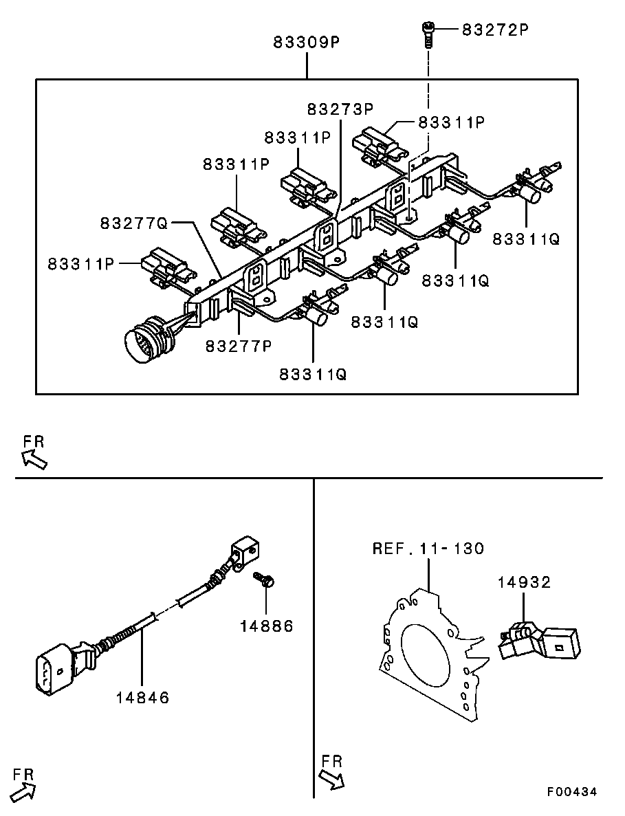 Mitsubishi MN980249 - Impulsgeber, Kurbelwelle alexcarstop-ersatzteile.com