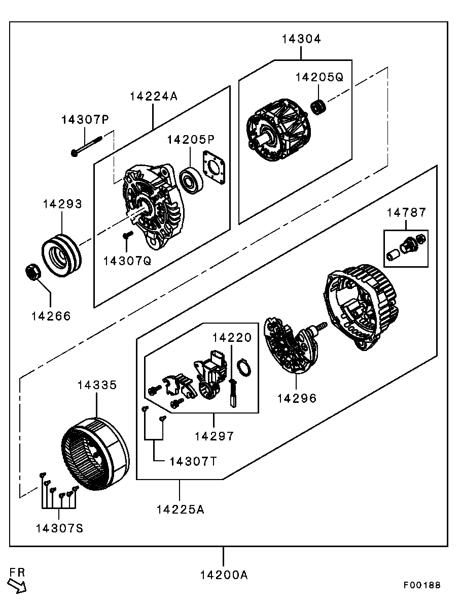 Mitsubishi 1800A290 - Generator alexcarstop-ersatzteile.com