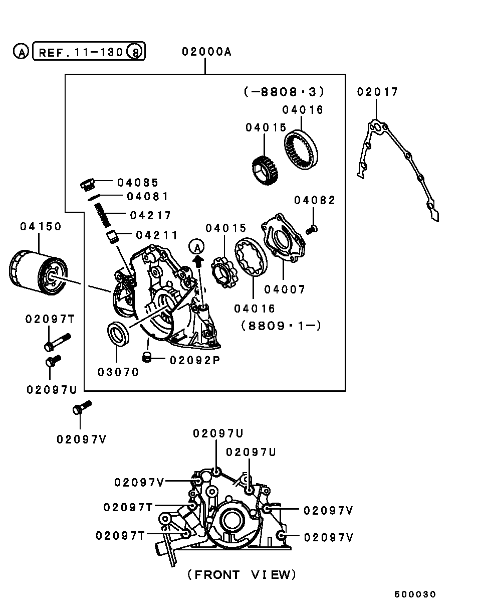 Mitsubishi MD071462 - Ölfilter alexcarstop-ersatzteile.com