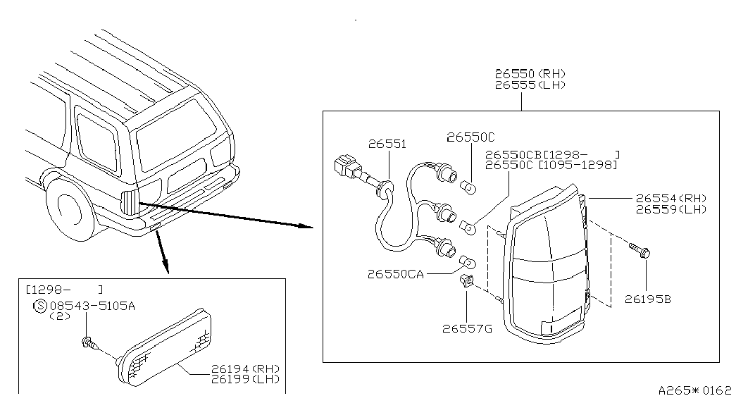 NISSAN 26717-89970 - Glühlampe, Tagfahrleuchte alexcarstop-ersatzteile.com