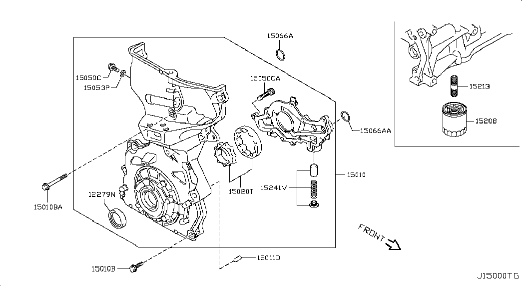 NISSAN 13510-4A00B - Dichtring, Ölablassschraube alexcarstop-ersatzteile.com