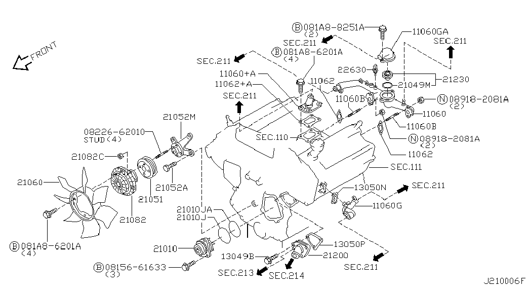 NISSAN 21230-8P300 - Thermostat, Kühlmittel alexcarstop-ersatzteile.com