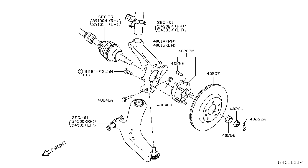 RENAULT 402024BA0A - Radlagersatz alexcarstop-ersatzteile.com