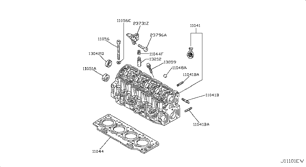 NISSAN 23796-AW300 - Impulsgeber, Kurbelwelle alexcarstop-ersatzteile.com