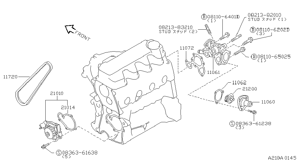 NISSAN 11720 77702 - Keilriemen alexcarstop-ersatzteile.com