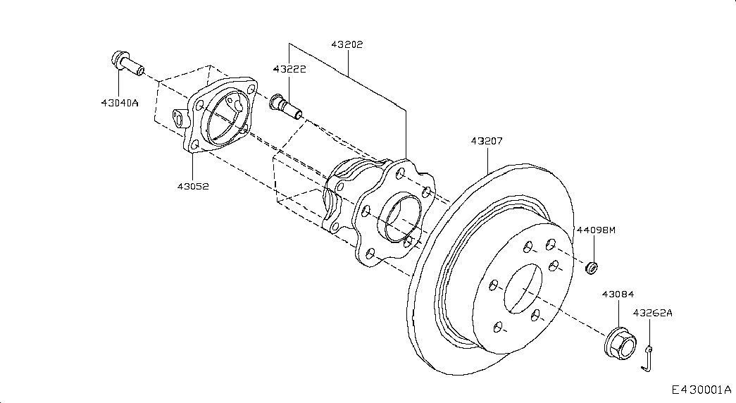 PEUGEOT 43202JG200 - Radnabe alexcarstop-ersatzteile.com