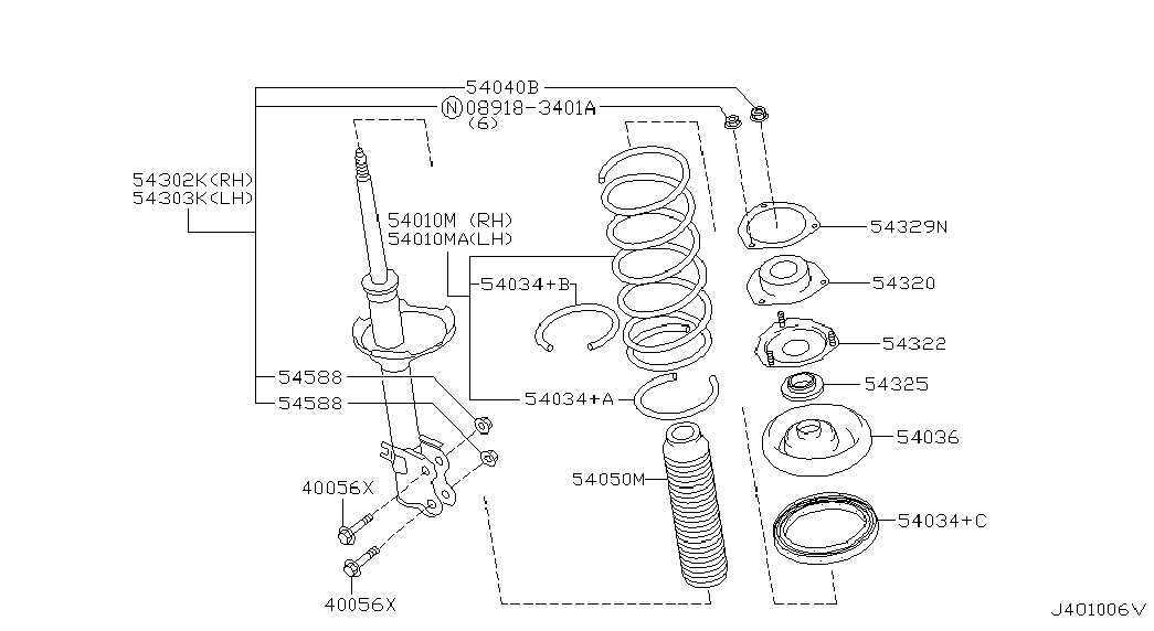 NISSAN 54302-2Y429 - Stoßdämpfer alexcarstop-ersatzteile.com