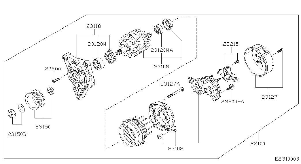 Infiniti 23100-5F600 - Generator alexcarstop-ersatzteile.com