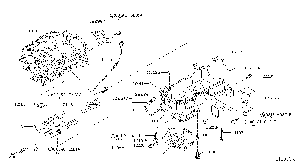 NISSAN 11026-01M00 - Dichtring, Ölablassschraube alexcarstop-ersatzteile.com