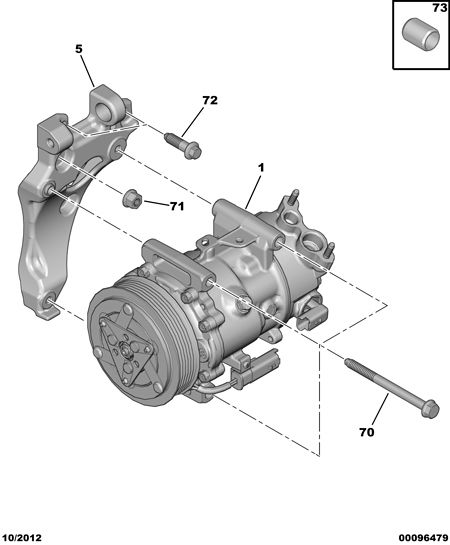 CITROËN (DF-PSA) 96 786 560 80 - Kompressor, Klimaanlage alexcarstop-ersatzteile.com