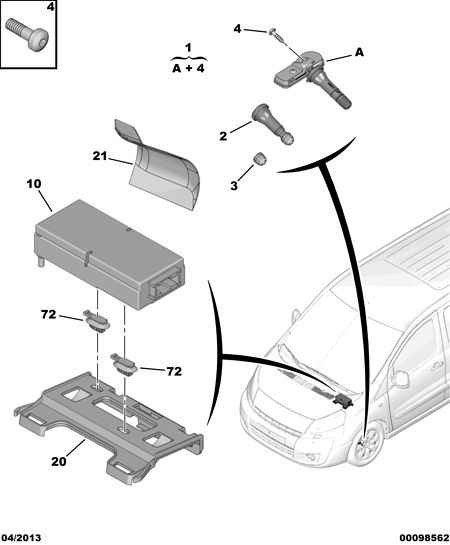 Alfa Romeo 96 771 305 80 - Radsensor, Reifendruck-Kontrollsystem alexcarstop-ersatzteile.com