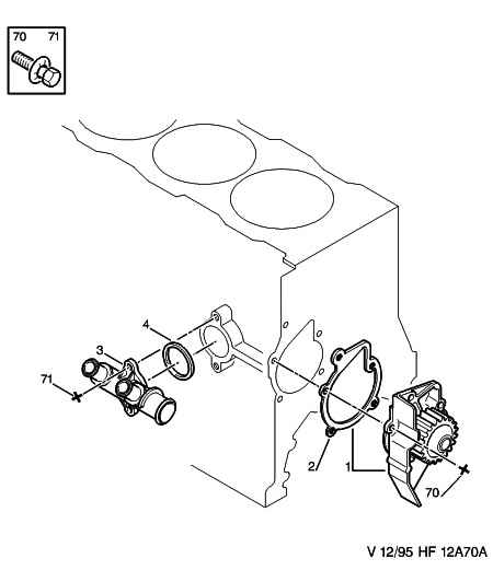 CITROËN 1201.A4 - Wasserpumpe alexcarstop-ersatzteile.com