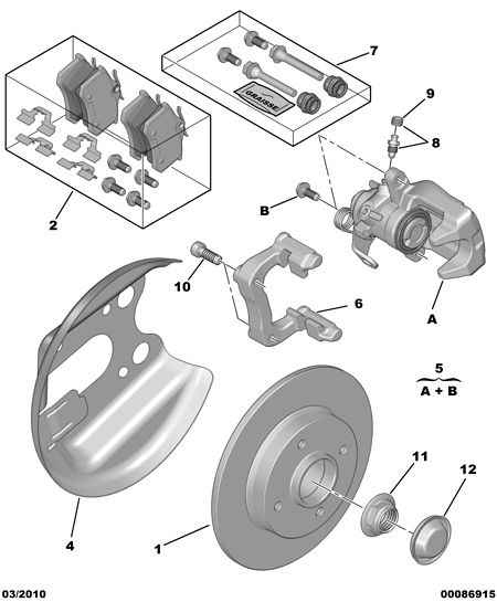 PEUGEOT 4249.65 - Bremsscheibe alexcarstop-ersatzteile.com