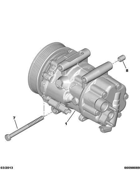 CITROËN 6453 ZE - Kompressor, Klimaanlage alexcarstop-ersatzteile.com