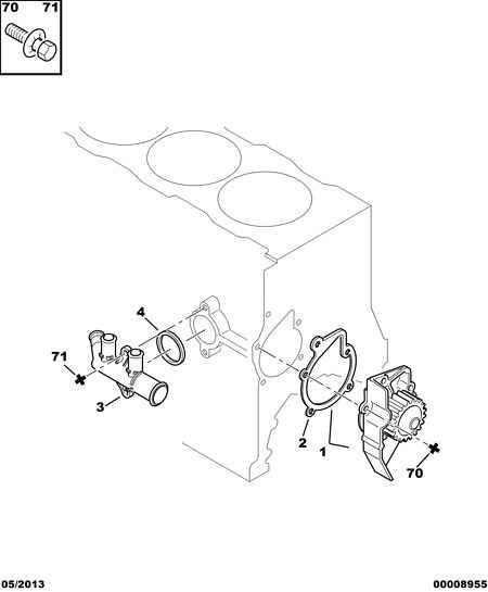 PEUGEOT (DF-PSA) 1201-A8 - Wasserpumpe alexcarstop-ersatzteile.com
