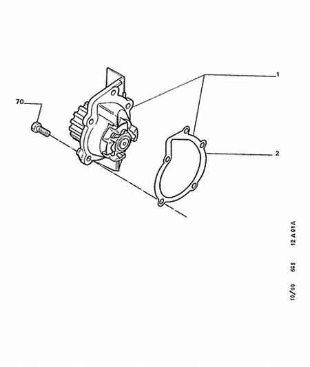 PEUGEOT 1201.91 - Wasserpumpe alexcarstop-ersatzteile.com