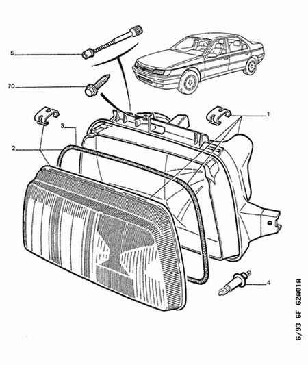 CITROËN 6216.98 - Glühlampe, Nebelscheinwerfer alexcarstop-ersatzteile.com