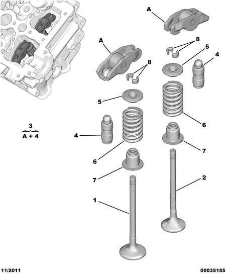 CITROËN/PEUGEOT 0903.H0 - Schlepphebel, Motorsteuerung alexcarstop-ersatzteile.com